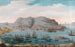 Widok na port Gibraltar - Szkoła włoska — widok dzieła