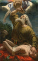Ofiara Izaaka - Szkoła włoska — widok dzieła