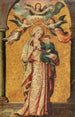 Koronacja Najświętszej Maryi Panny przez anioły trzymające Dzieciątko - Szkoła włoska — widok dzieła