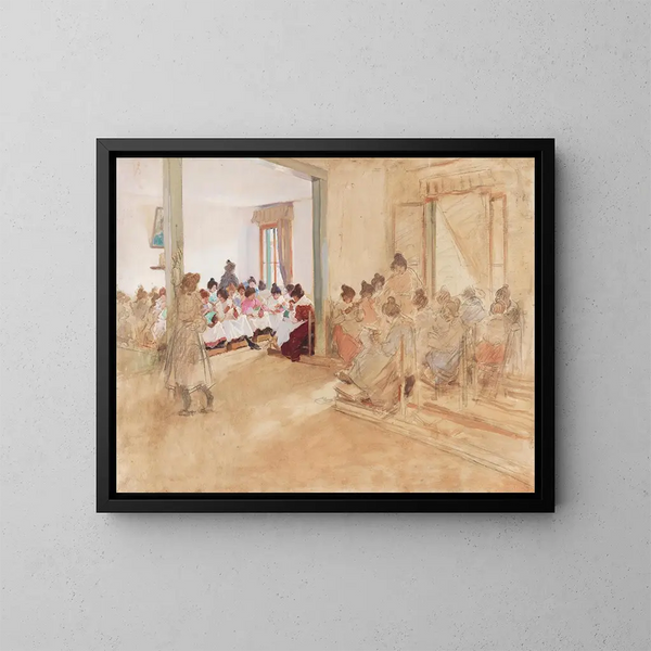 Couturières - Italico Brass — oprawiony obraz na ścianie