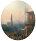 Scena z targu w Konstantynopolu z Hagia Sophia w tle - Ivan Konstantinovich Aivazovsky — widok dzieła