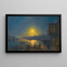 Wschód księżyca nad Złotym Rogiem - Ivan Konstantinovich Aivazovsky — oprawiony obraz na ścianie