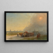 Chariots à bœufs dans la steppe ukrainienne - Ivan Konstantinovich Aivazovsky — oprawiony obraz na ścianie