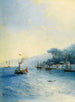Nawigacja po Bosforze w Konstantynopolu - Ivan Konstantinovich Aivazovsky — widok dzieła