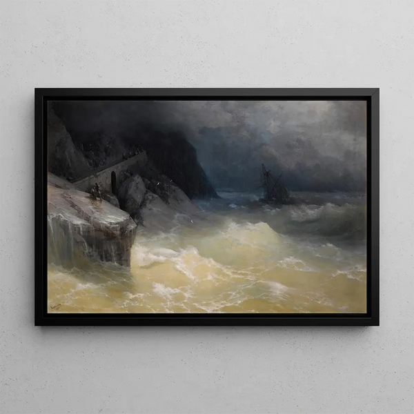Ivan Konstantinovich Aivazovsky - Shipwreck off the Black Sea Coast.webp