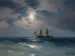 Le brick Mercury sous la lumière de la lune - Ivan Konstantinovich Aivazovsky — widok dzieła