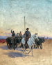 Folco de Baroncelli-Javon 1869-1943 pasterz bydła na koniu z stadem bydła - Ivan Petrovich Pranishnikoff — widok dzieła