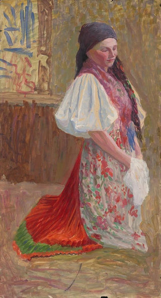 Ivan abota - Girl in Czech traditional costume.webp