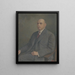 Portret dr Neuratha - Ivan Rabuzin — oprawiony obraz na ścianie