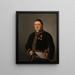 Portret inspektora generalnego A. F. Goudriaan - Izaak Schouman — oprawiony obraz na ścianie