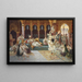 Tańczący harem - Jean-Gabriel Delincourt — oprawiony obraz na ścianie