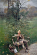 Uczeń malarza - Jacek Malczewski — widok dzieła