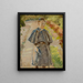 szkic chłopca w ogrodzie, syn artysty Rafa - Jacek Malczewski — oprawiony obraz na ścianie