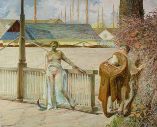 Moje życie, prawa sekcja triptyku - Jacek Malczewski — widok dzieła