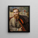Portret Adama Cybulskiego - Jacek Malczewski — oprawiony obraz na ścianie