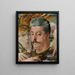 portret Tadeusza Botnickiego z meduzą - Jacek Malczewski — oprawiony obraz na ścianie