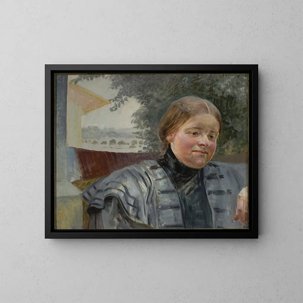 portret siostry Hélène - Jacek Malczewski — oprawiony obraz na ścianie