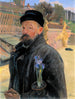 Autoportret z hiacyntem - Jacek Malczewski — widok dzieła