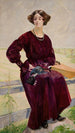 La Chanson Finie, Portret Ra Aleksandrowicz - Jacek Malczewski — widok dzieła