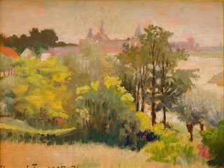 Widok na Kraków z Zwierzynca - Jacek Malczewski — widok dzieła