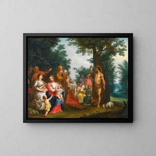 Jacob Andries Beschey - Saint John The Baptist Preaching.webp
