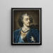 Portret Ludwika XV - Jacob Christoph Le Blon — oprawiony obraz na ścianie