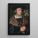 portret Mathiasa Mulicha 1470-1528 burmistrza Lübeck - Jacob Claesz van Utrecht — oprawiony obraz na ścianie