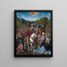 Dawida i Abigaile - Jacob Cornelisz. van Oostsanen — oprawiony obraz na ścianie