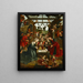 Nativité - Jacob Cornelisz. van Oostsanen — oprawiony obraz na ścianie