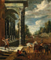 Powrót po polowaniu - Jacob Ferdinand Saeys — widok dzieła