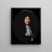 Portret François-Michel Le Tellier, markiza de Louvois 1641-1691, ministra wojny - Jacob Ferdinand Voet — oprawiony obraz na ścianie