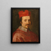 Portret kardynała Federico Ubaldo Baldeschi Colonna 1624-1691 - Jacob Ferdinand Voet — oprawiony obraz na ścianie