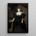 Maria Eleonora 1599-1655 Księżna brandenburska Królowa Szwecji - Jacob Heinrich Elbfas — oprawiony obraz na ścianie