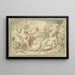 Bacchanale - Jacob Jordaens — oprawiony obraz na ścianie