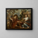 Bergère versant du lait à un berger - Jacob Jordaens — oprawiony obraz na ścianie