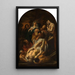 La Mise au tombeau du Christ - Jacob Jordaens — oprawiony obraz na ścianie