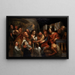 Le Christ et la femme adultère - Jacob Jordaens — oprawiony obraz na ścianie