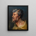 Tête de faune - Jacob Jordaens — oprawiony obraz na ścianie