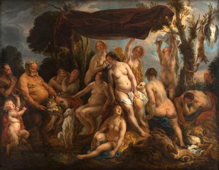 Le repos de Diane - Jacob Jordaens — widok dzieła