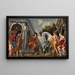 Levade - Jacob Jordaens — oprawiony obraz na ścianie