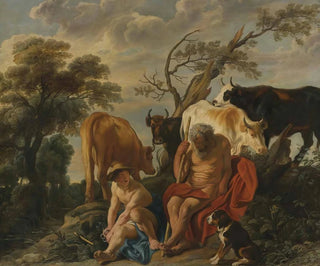 Merkury i Argus - Jacob Jordaens — widok dzieła