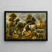 Merkury, Argus i Io - Jacob Jordaens — oprawiony obraz na ścianie