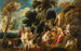 Les nymphes coupant la barbe de Pan - Jacob Jordaens — widok dzieła