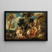 Les nymphes coupant la barbe de Pan - Jacob Jordaens — oprawiony obraz na ścianie