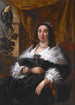 Portret damy - Jacob Jordaens — oprawiony obraz na ścianie