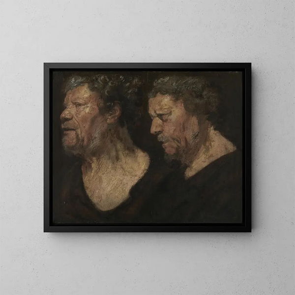 Studia głowy Abrahama Grapheusa - Jacob Jordaens — oprawiony obraz na ścianie
