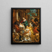 Uczczenie Trzech Króli - Jacob Jordaens — oprawiony obraz na ścianie