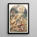 La Conversion de Saul avec le Christ et la croix - Jacob Jordaens — oprawiony obraz na ścianie