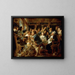 La Fête du Roi des Haricots - Jacob Jordaens — oprawiony obraz na ścianie