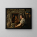 Le Vendeur de fruits - Jacob Jordaens — oprawiony obraz na ścianie